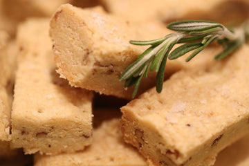 Rosemary Olive Oil Shortbread Cookies