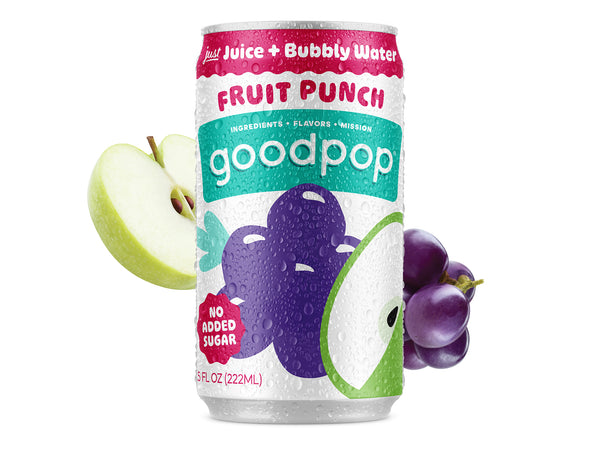 Good pop juice + bubbly water