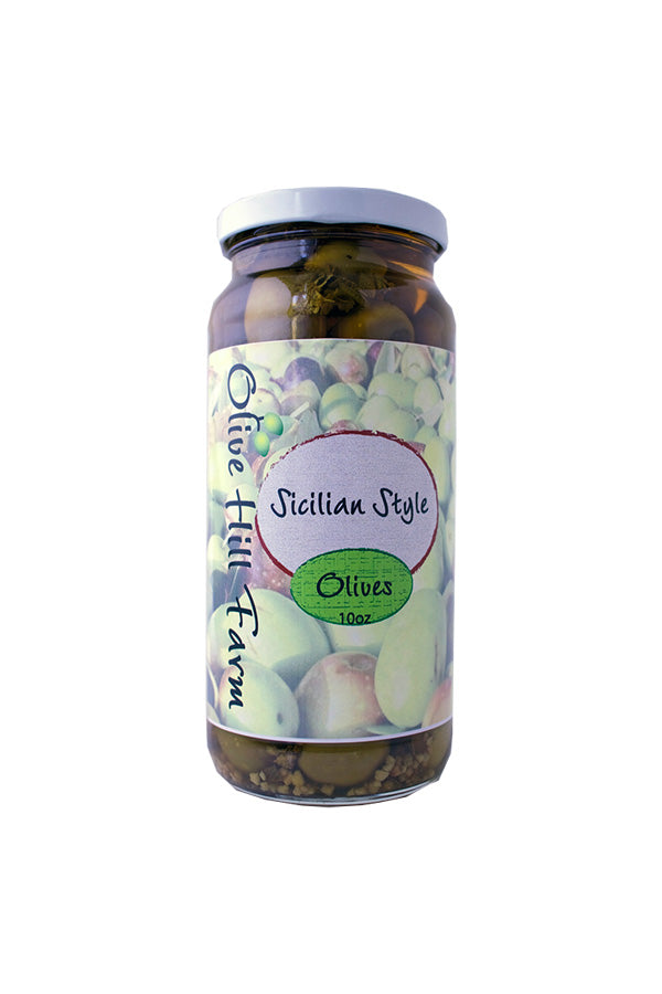 Sicilian Style Stuffed Olives - Olive Hill Farm